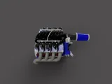 CHEVY LS3 ENGINE desk model-2