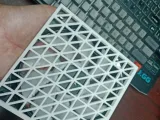 120mm Fan Grill - Triangular Grid Pattern-3