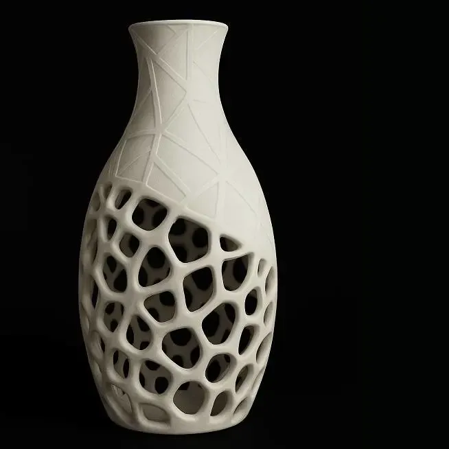 decorative voronoi vase