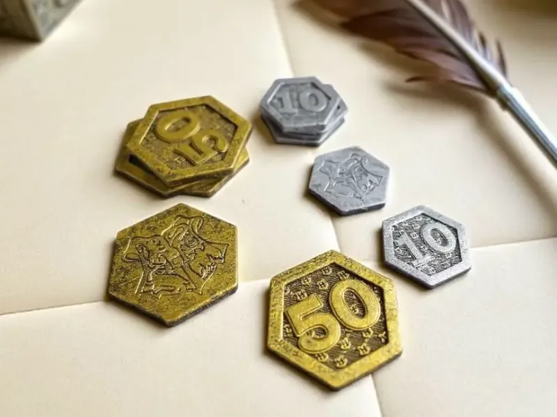 Monopoly coins harry potter edition