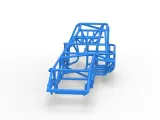 Frame of Super Dirt Late model Scale 1:25-5