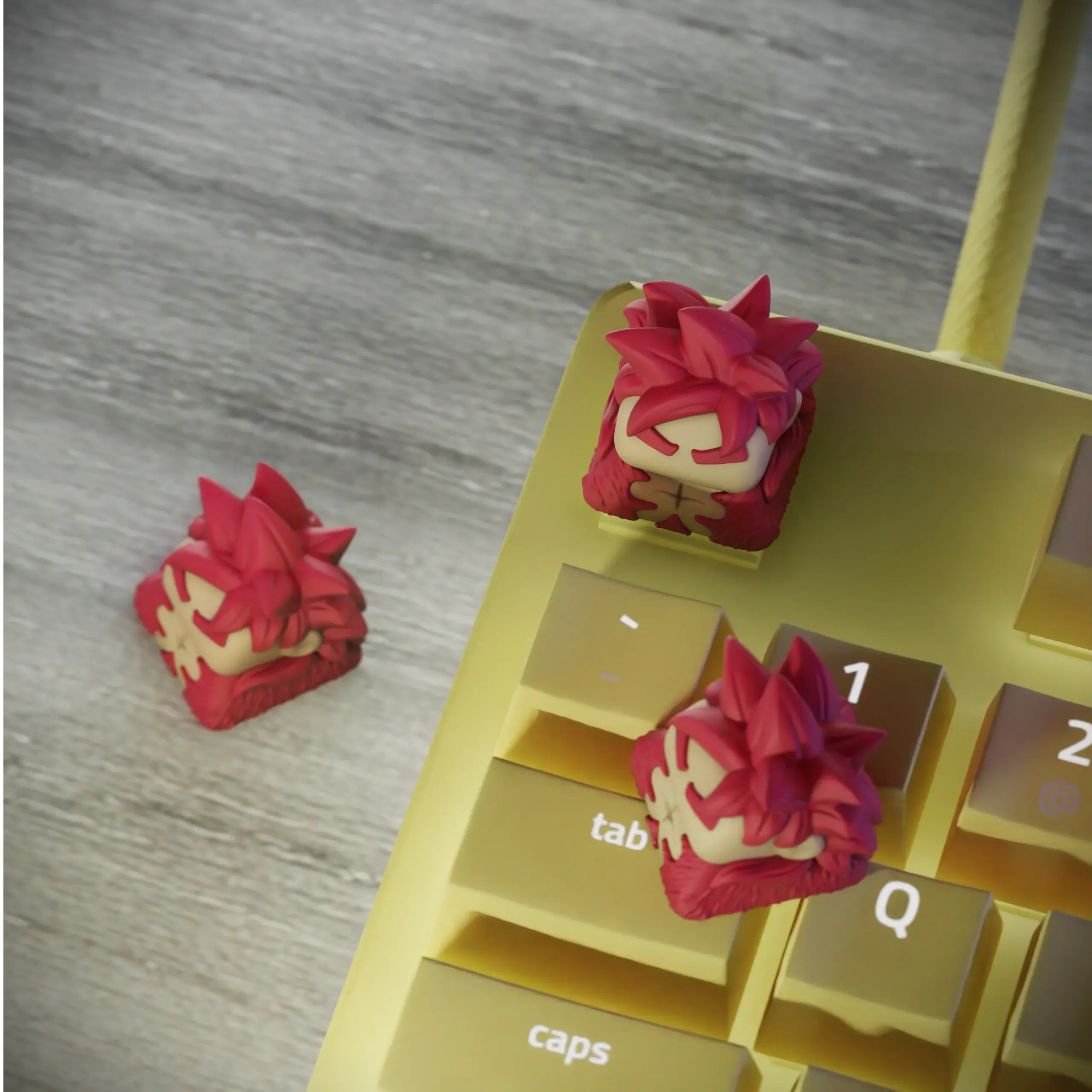 Goku SSJ4 Daima keycap - Mechanical keyboard