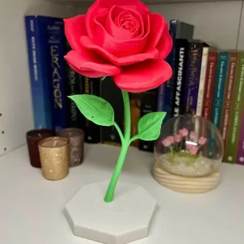 Decorative Rose - Art - PLA - 3D printed product - фото 4