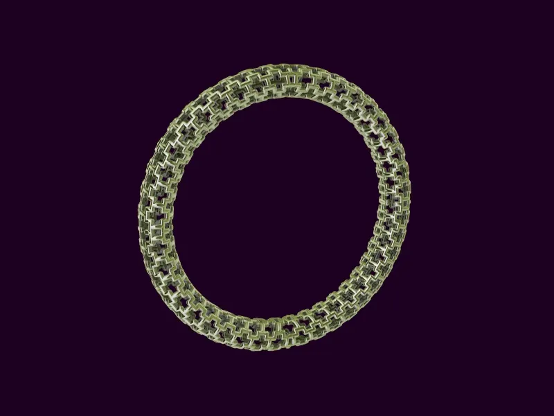 Designer Ring im türkischen Stil Jali