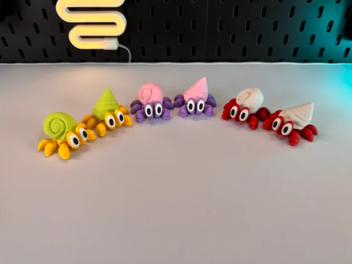 Шарнирный рак-отшельник - Игрушки и игры - PLA - изделие 3D-печати - фото 8
