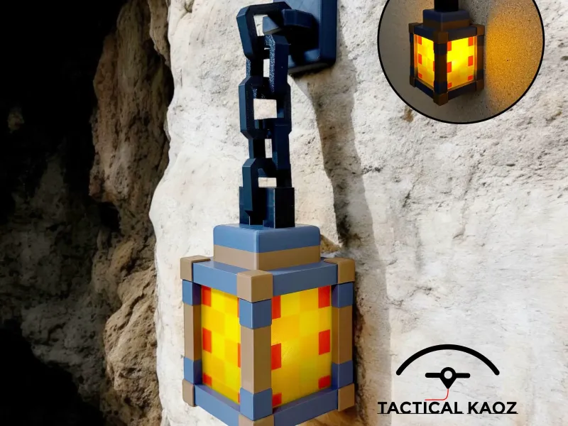 Minecraft Lantern - Tealight Flickering Lantern