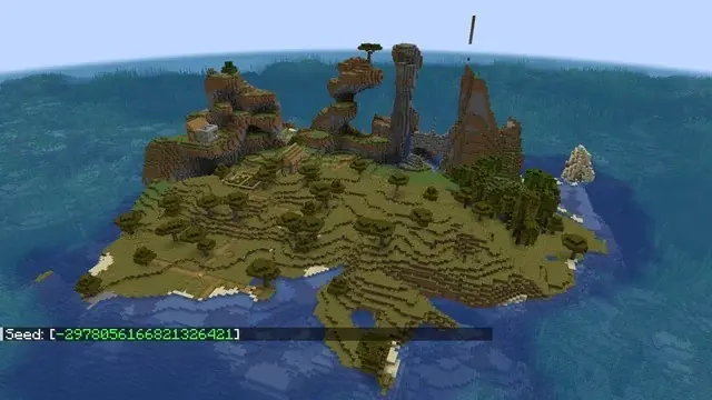 Minecraft Savanna Island