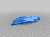 Butterfly World Map - Four Pieces-3