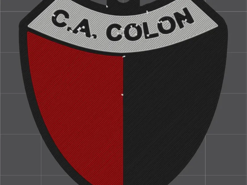 Llavero V2 del escudo de Colón de Santa Fe - Keychain