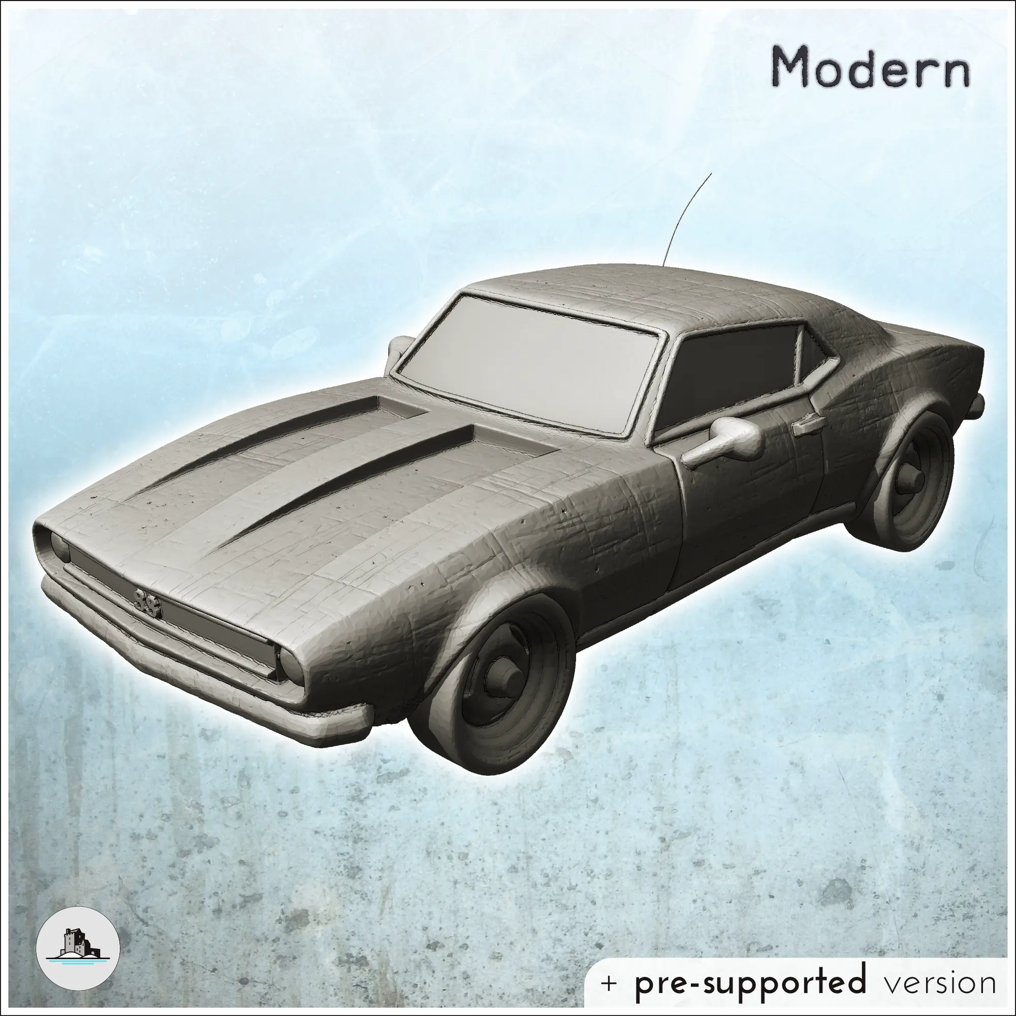 Muscle car- miniatures warhammer mini RPG scenery tabletop