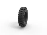 Tractor tire 7 Scale 1:25-2