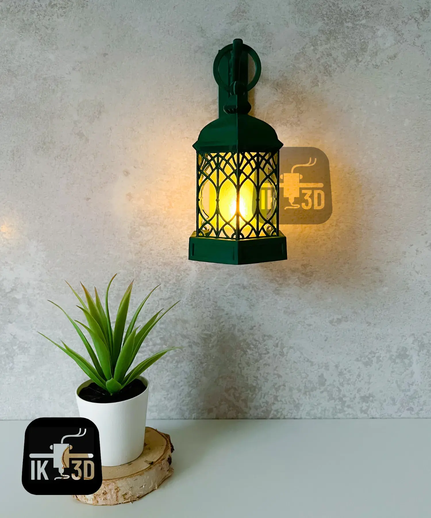 Vintage Lantern Candle Holder Set / No Supports