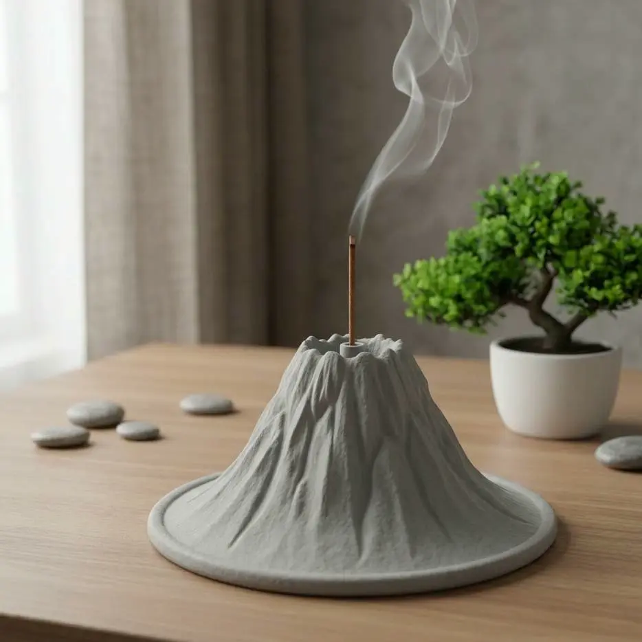 Ignite Your Zen: My New 3D Printed Volcano Incense Holder!