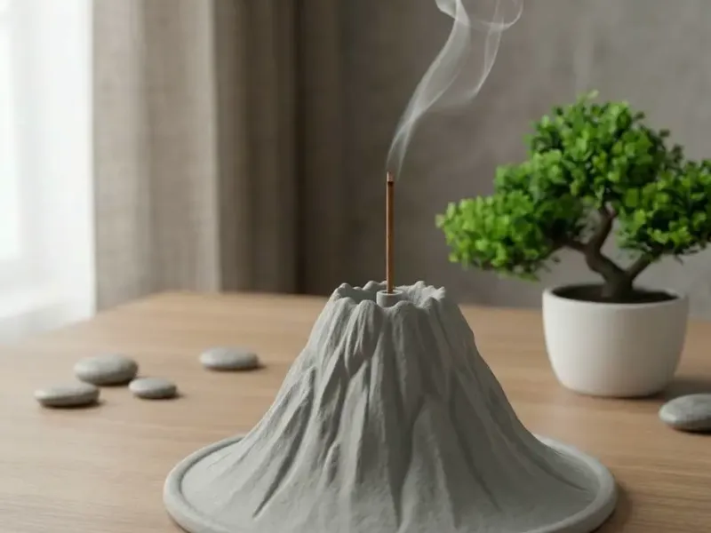 Ignite Your Zen: My New 3D Printed Volcano Incense Holder!
