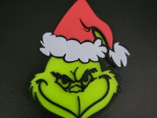 Grinch Ornament (4 color print)