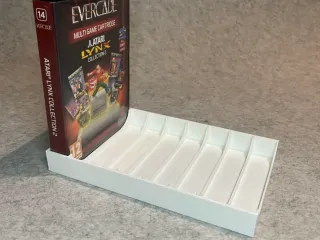 Games stand for 8 Evercade VS / EXP games