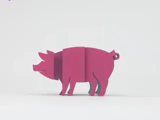 Text Flip - Pig