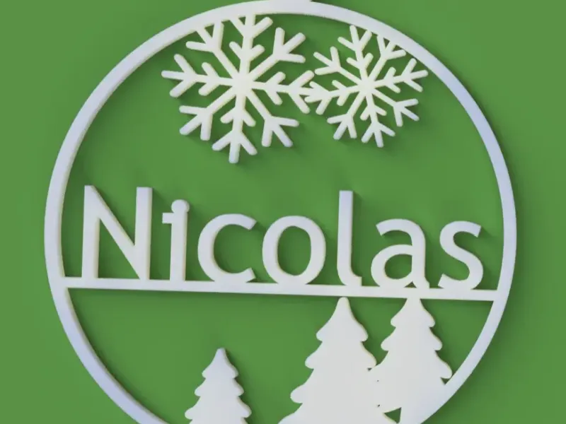 Christmas ball - Nicolas