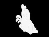 Farm Animals - Sitting Rooster - Wall Art-0