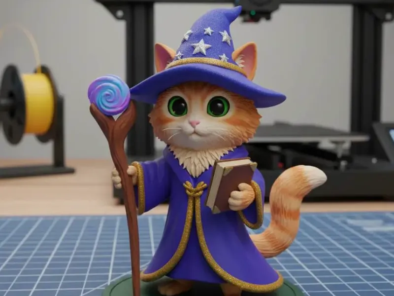 MAGIC WIZARD CAT