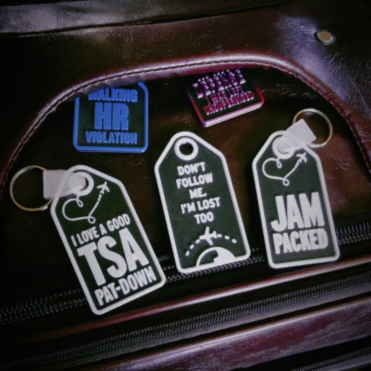 Quirky Luggage Tags Collection - Travel Essentials 🏷️
