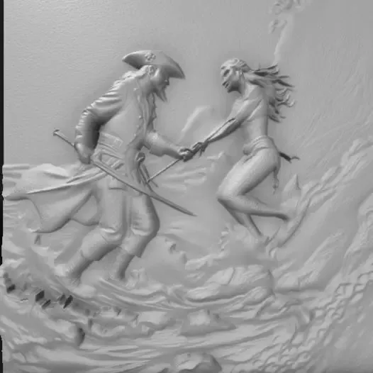 mermaid and pirate