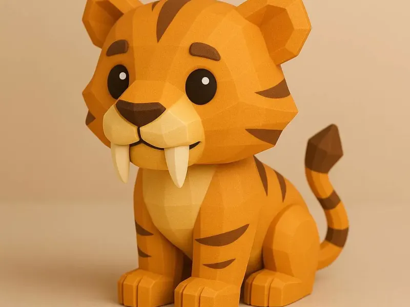 Mini Saber-tooth Tiger