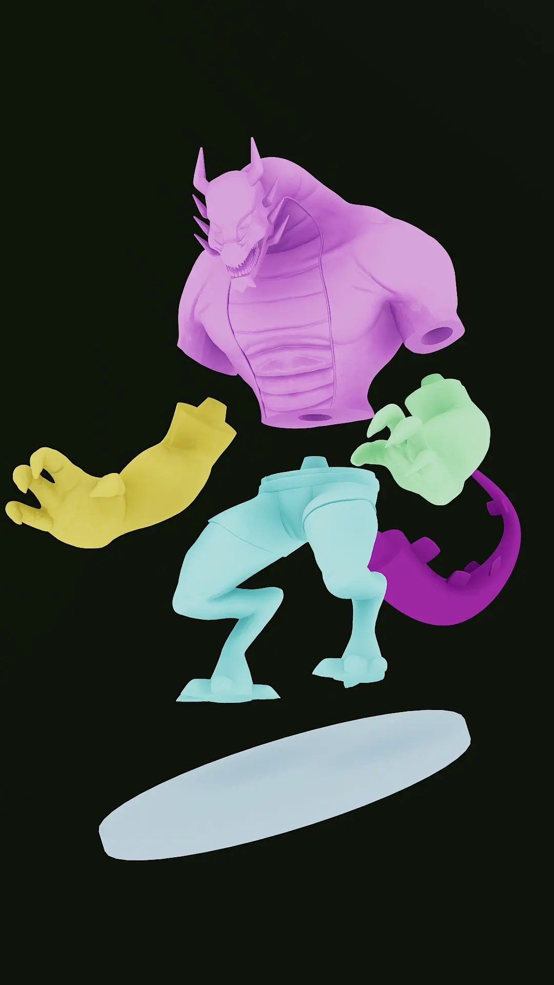 Shendu 3D Model - Jackie Chan Adventures Villain