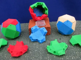 Snap Together Cube Puzzle  