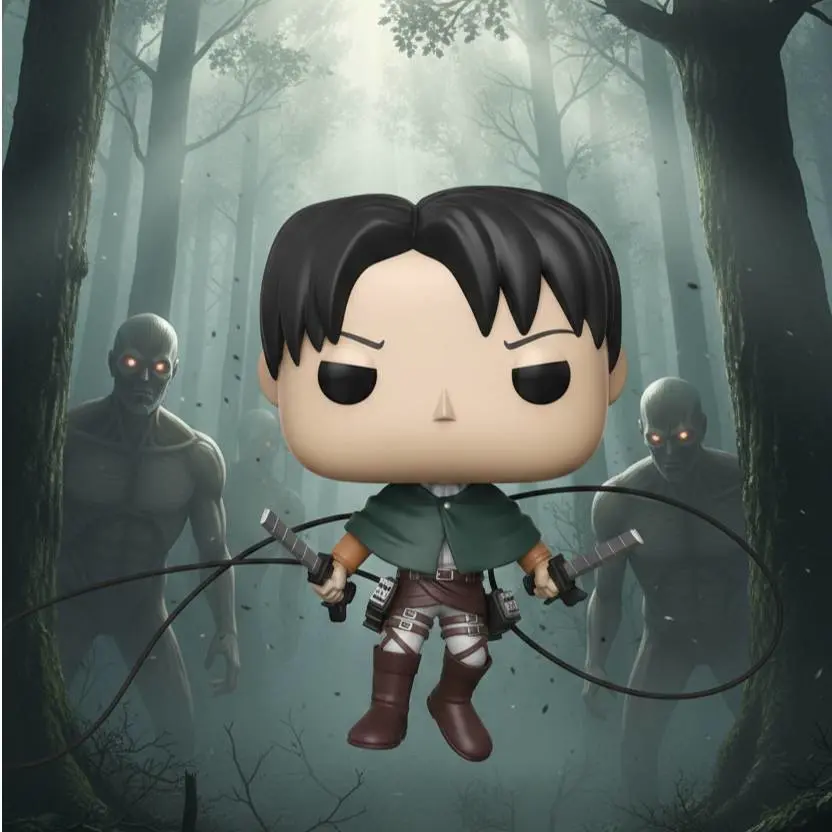 Funko of Levi from Shingeki No Kyoijin