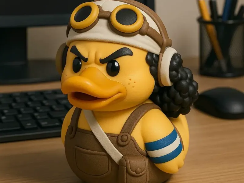 Rubber Duck - Usop one piece - 3D print