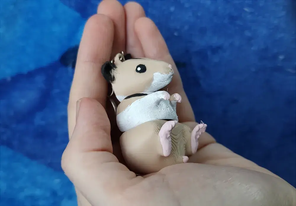 Hamster Keychain