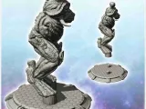 Alien creature with round antennas and no arms (4) - science-2