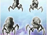 Set of two alien creatures on legs with shell (36) - miniatu-1
