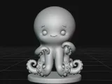 Small octopus figurine-2