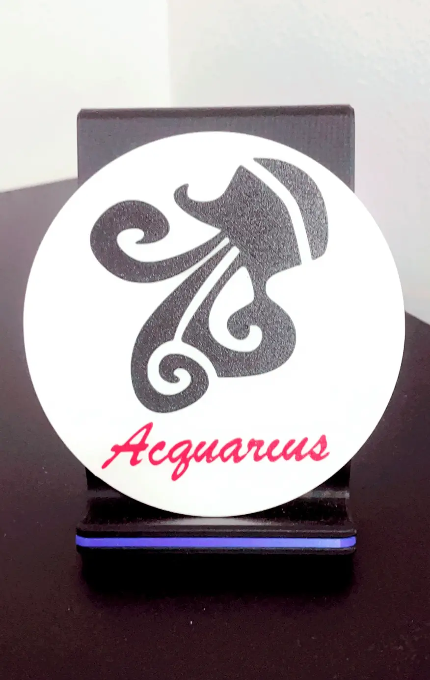 Coaster acquarius sign