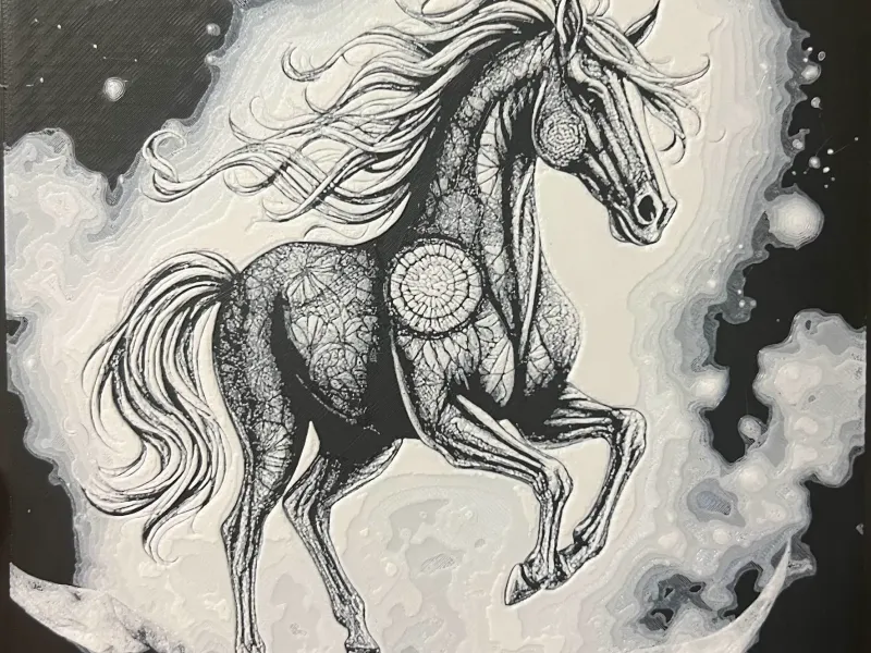 cosmic horse Hueforge 200x200
