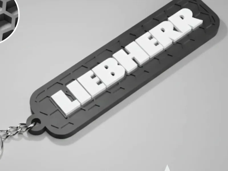 Liebherr logo sleutelhanger
