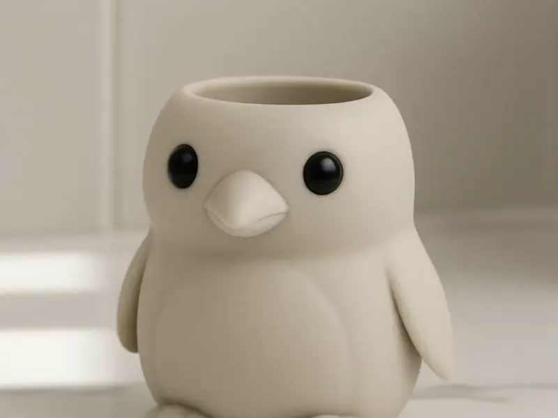 Penguin Toothbrush Holder