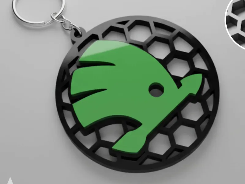 Škoda Waben-Logo Schlüsselanhänger