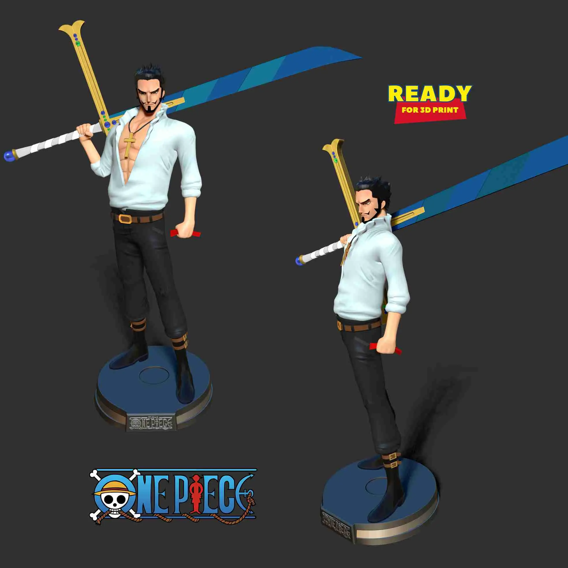 Dracule Mihawk - Fanart de One Piece