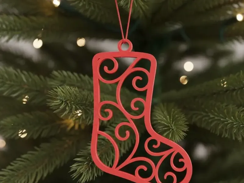 Christmas Boot Ornament