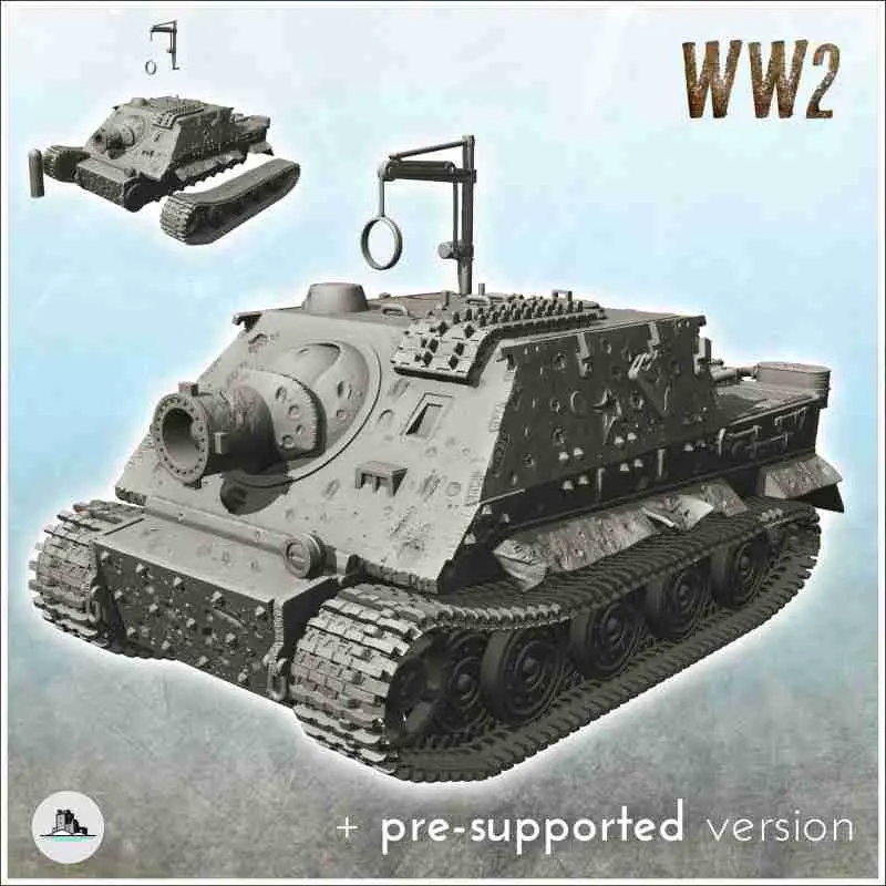 German WW2 vehicles pack - miniatures tank scenery wargame