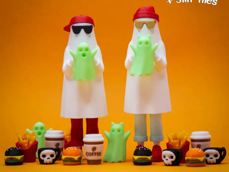 Little Ghost and his tiny ghosts and a set of snacks (#80)