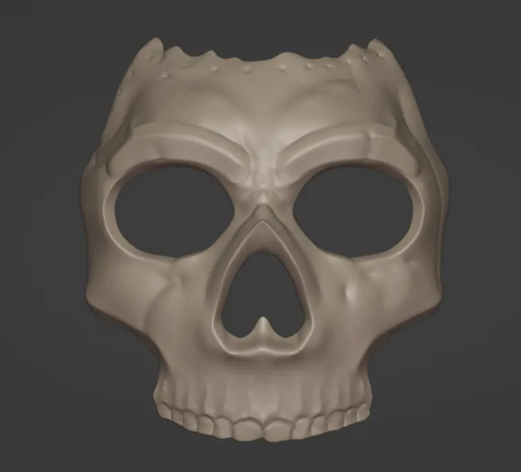 COD - MODERN WARFARE - GHOST OPERATOR MACE MASK - REDESIGNED