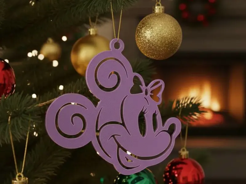 Conjunto de Enfeites de Natal da Minnie A