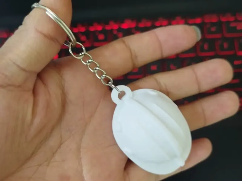 Engineer's Helmet Keychain - Keychain for Engineer