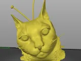 Alien cat meme 3d fun-1