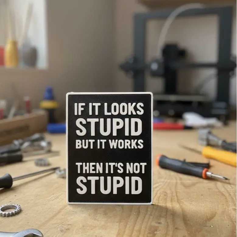 If it looks stupid