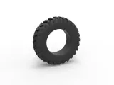 Tractor tire 7 Scale 1:25-0
